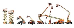 Productivity in the workplace is very important, so you need equipment that is efficient and reliable. JLG electric aerial work platforms will support you in the challenges you face every day. Articulating and telescopic boom lifts that take you higher and further, scissor lifts that can handle more personnel and material in the platform, mast style boom lifts that get you closer to your work and vertical lifts that let you leave your ladder behind.
And, because we understand that machine downtime means an equal loss of income, we back you up with a full-service support team. From financial solutions, aftermarket parts, warranty and service to training your operators; we give you all the support you need to keep working as efficiently as possible.