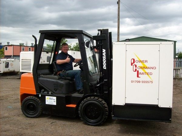 AbilityHandling supplied used 3 ton doosan diesel forklift gets the thumbs up from Power Command.