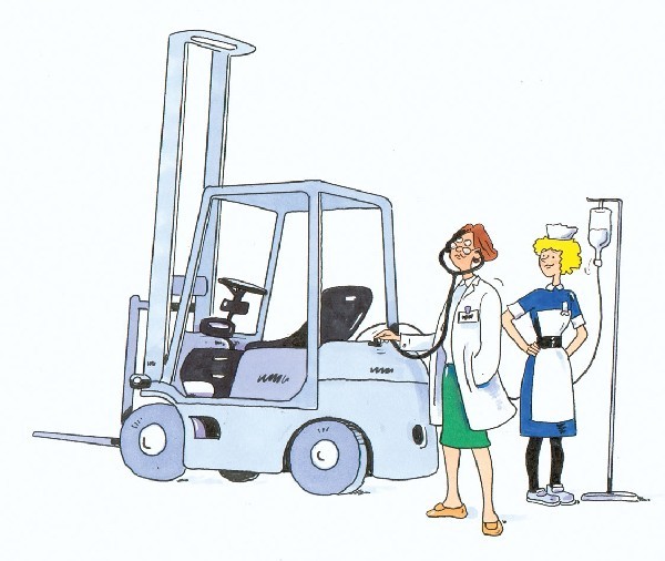 Is your fork lift truck in good shape – or is it a health hazard?  Insist on seeing a CFTS specialist for all your Thorough Examinations.  