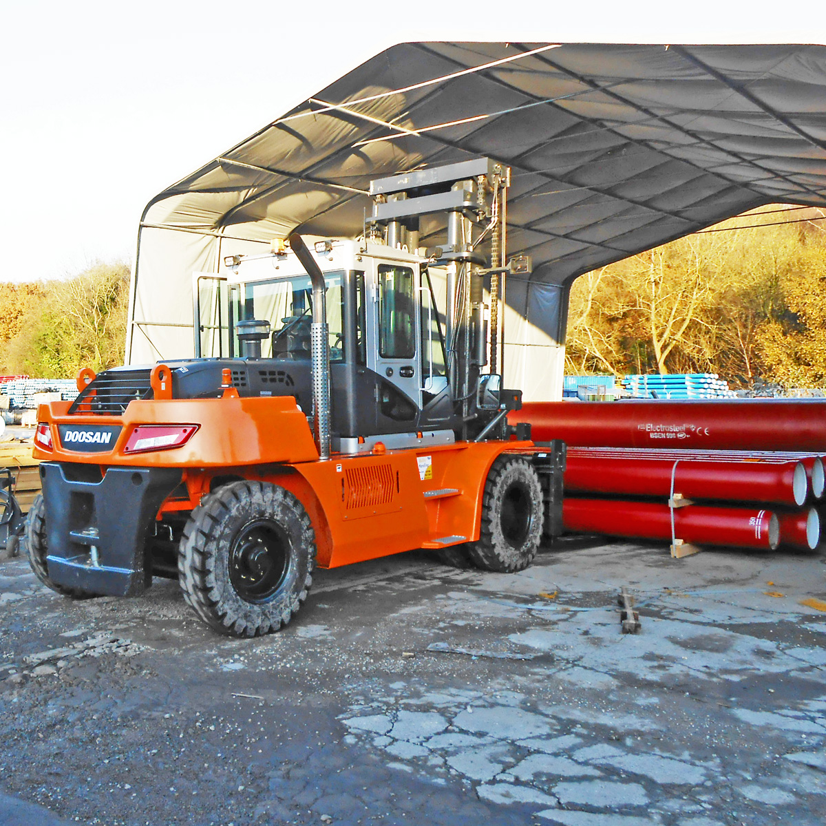 Doosan-D140-on-site