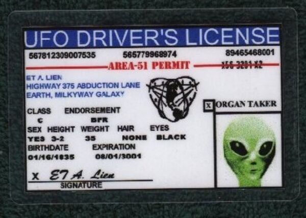 Similar to possesing a License for driving a UFO... technically there is no such thing as a Forklift Truck Driver's License!