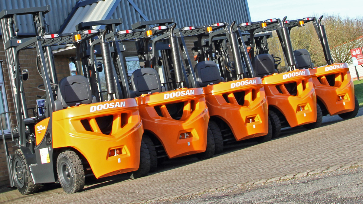 Five Doosan GX Plus all in a line!